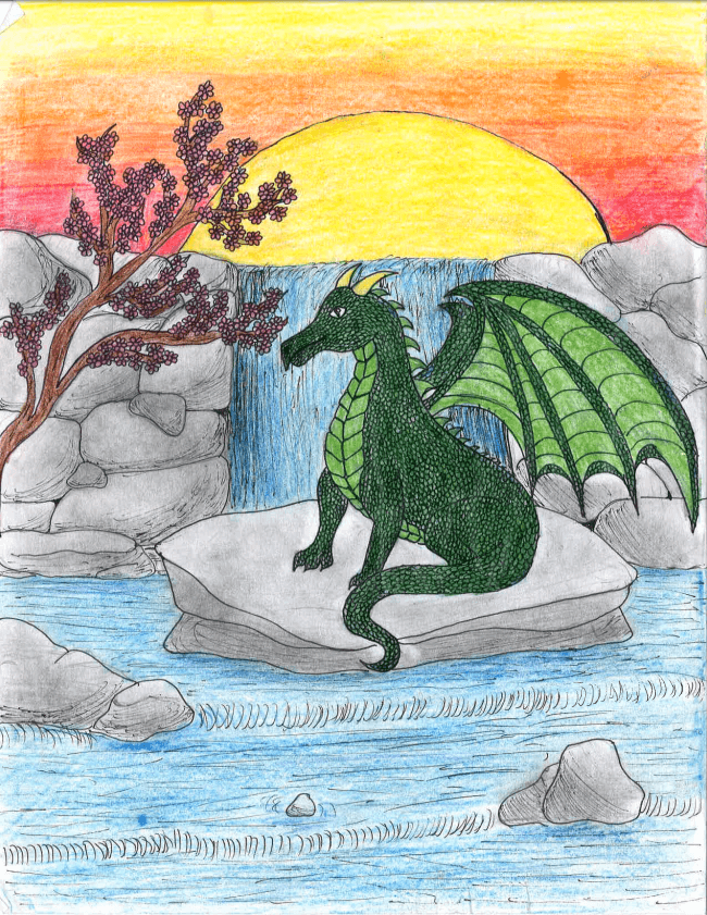 Dragon art original