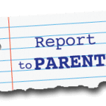 Report to parents image